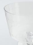 John Lewis x Sanderson Footed Glass Trifle Bowl, 24cm, Clear