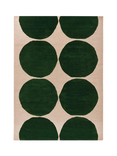 Marimekko Maija Isola Kivet Pure Wool Rug, Green