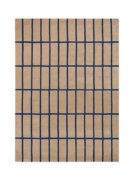 Marimekko Tilliskivi Pure Wool Rug, Blue