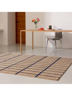 Marimekko Tilliskivi Pure Wool Rug - view 2, Blue