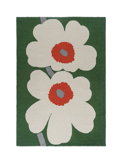 Marimekko Unikko Floral Rug, Green, Green