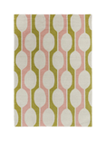 Scion Billow Geometric Pure Wool Rug, Lichen