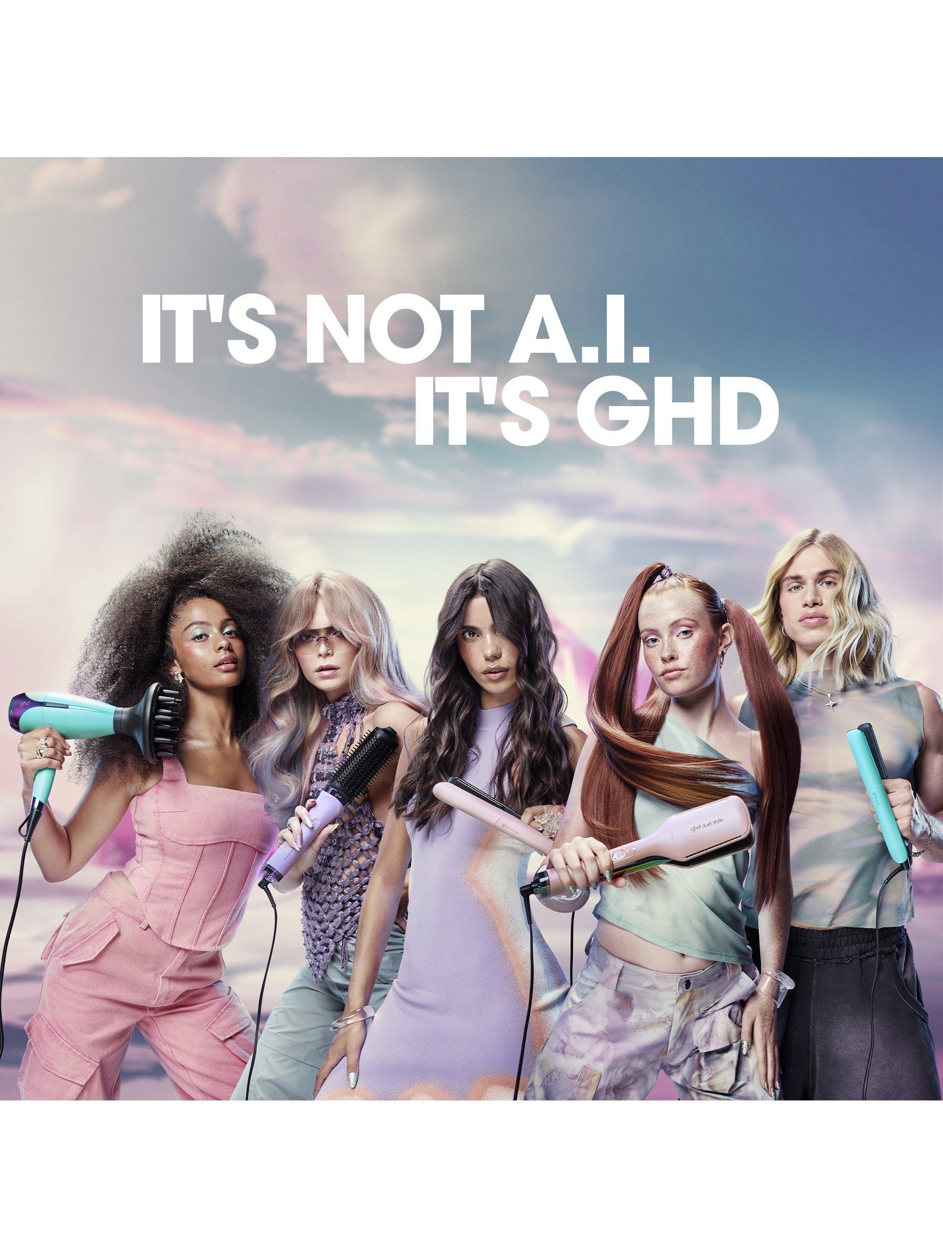 Product image 7 of 7, which shows ghd Duet Blowdry Limited Edition Hair Dryer Brush with Matching Heat-Resistant Bag, Lilac