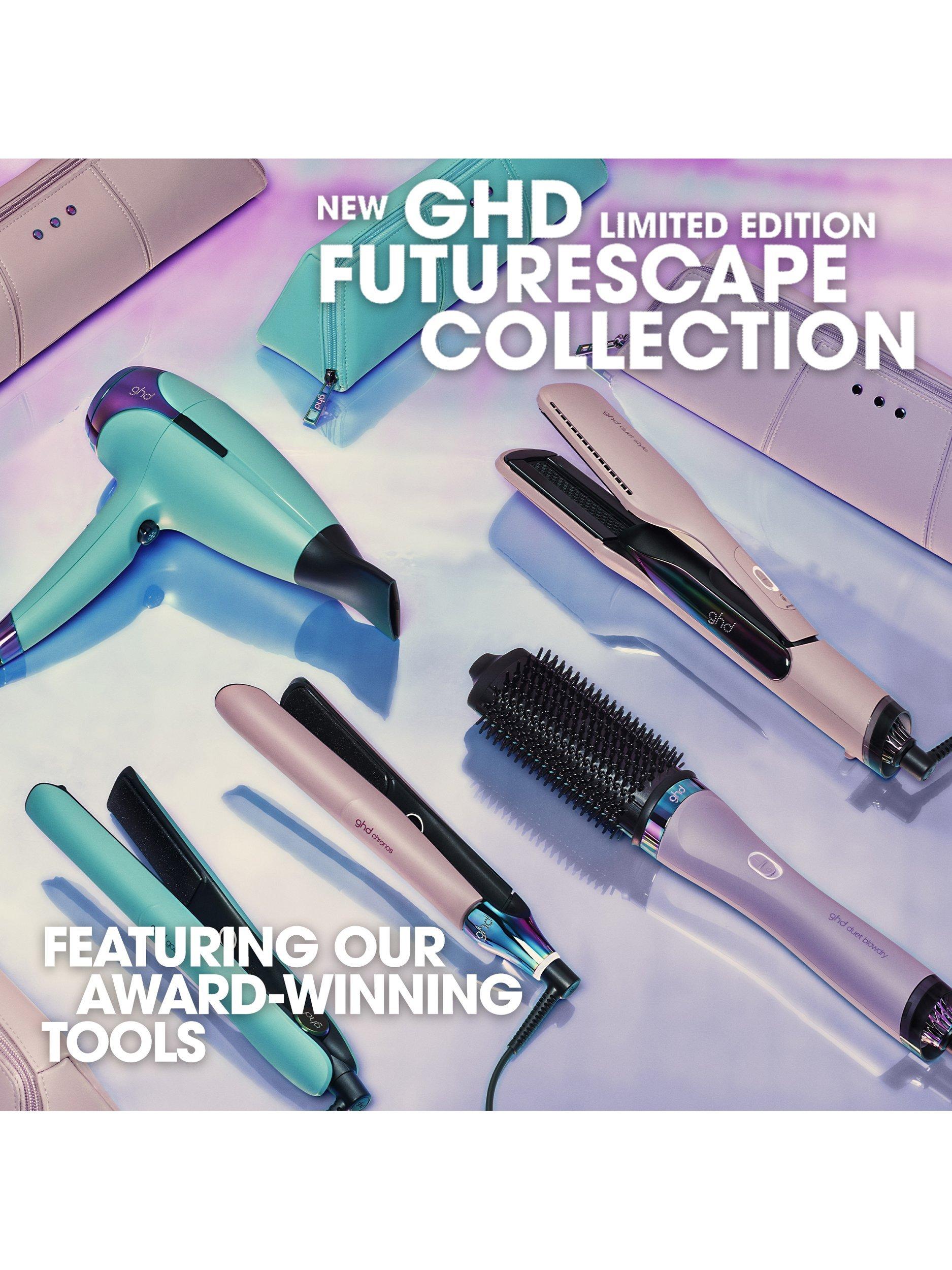 Product image 6 of 7, which shows ghd Gold Limited Edition Hair Straightener with Matching Heat-Resistant Bag, Aqua