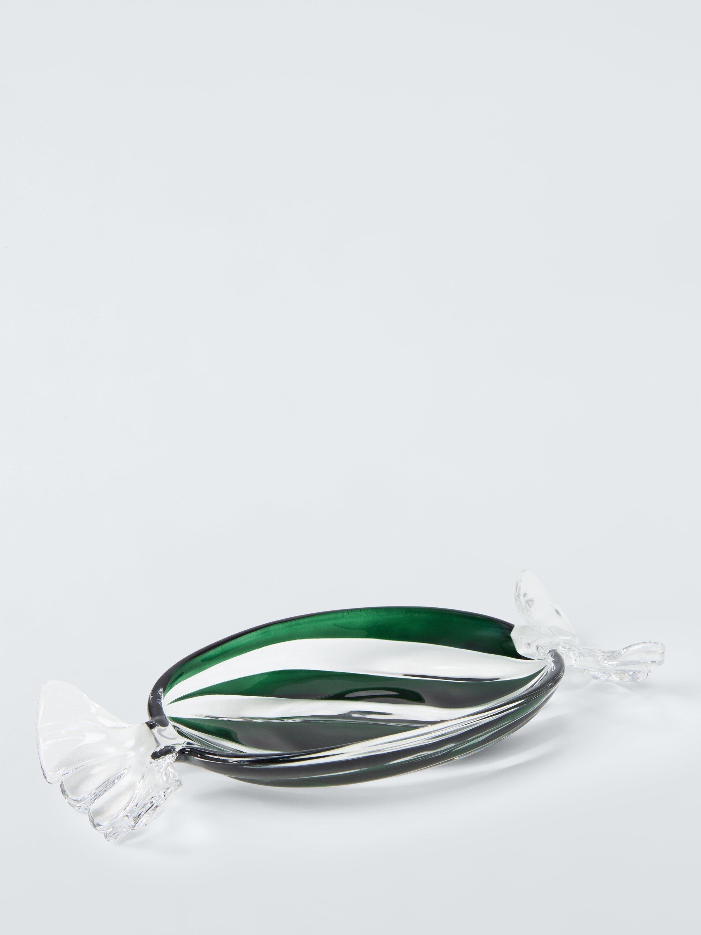John Lewis Glass Candy Sweet Dish, Green