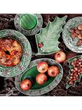 Bordallo Pinheiro Christmas Tree Ceramic Small Bowl, 27cm, Green