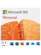 Microsoft 365 Personal, Office Software, PC/Mac, Tablets and Smartphones, 1 Year Subscription for 1 User