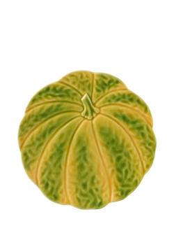 Bordallo Pinheiro Pumpkin Ceramic Dessert Plate, 22cm, Pumpkin