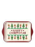 Emma Bridgewater Christmas Joy Small Tin Tray, Cream/Multi