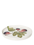 BlissHome Fig Round Earthenware Tray, 38cm