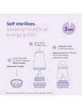 MAM Easy Start Anti-Colic Self-Sterilising Baby Bottles, 260ml, Pack of 4, Lilac