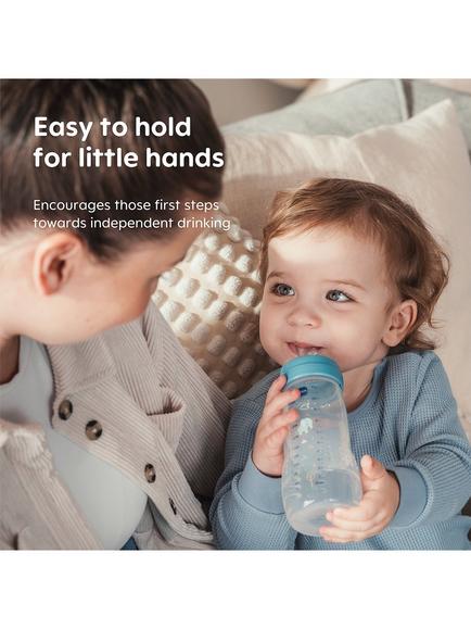 MAM Easy Active Baby Bottles, 330ml, Pack of 2 - view 2, Blue