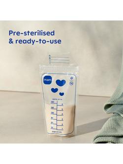 MAM Breastmilk Storage Bags, Pack of 100 - view 2, 