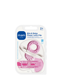 MAM Bite and Relax Teether, 2+ Months - view 2, Pink