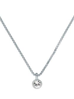 Ted Baker Sininaa Crystal Pendant Necklace, Silver