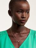 Ted Baker Sininaa Crystal Pendant Necklace, Gold