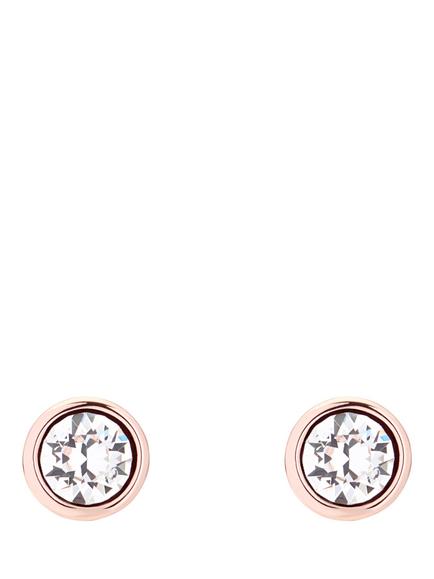 Ted Baker Sinaa Crystal Stud Earrings, Rose Gold