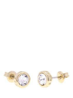 Ted Baker Sinaa Crystal Stud Earrings, Gold