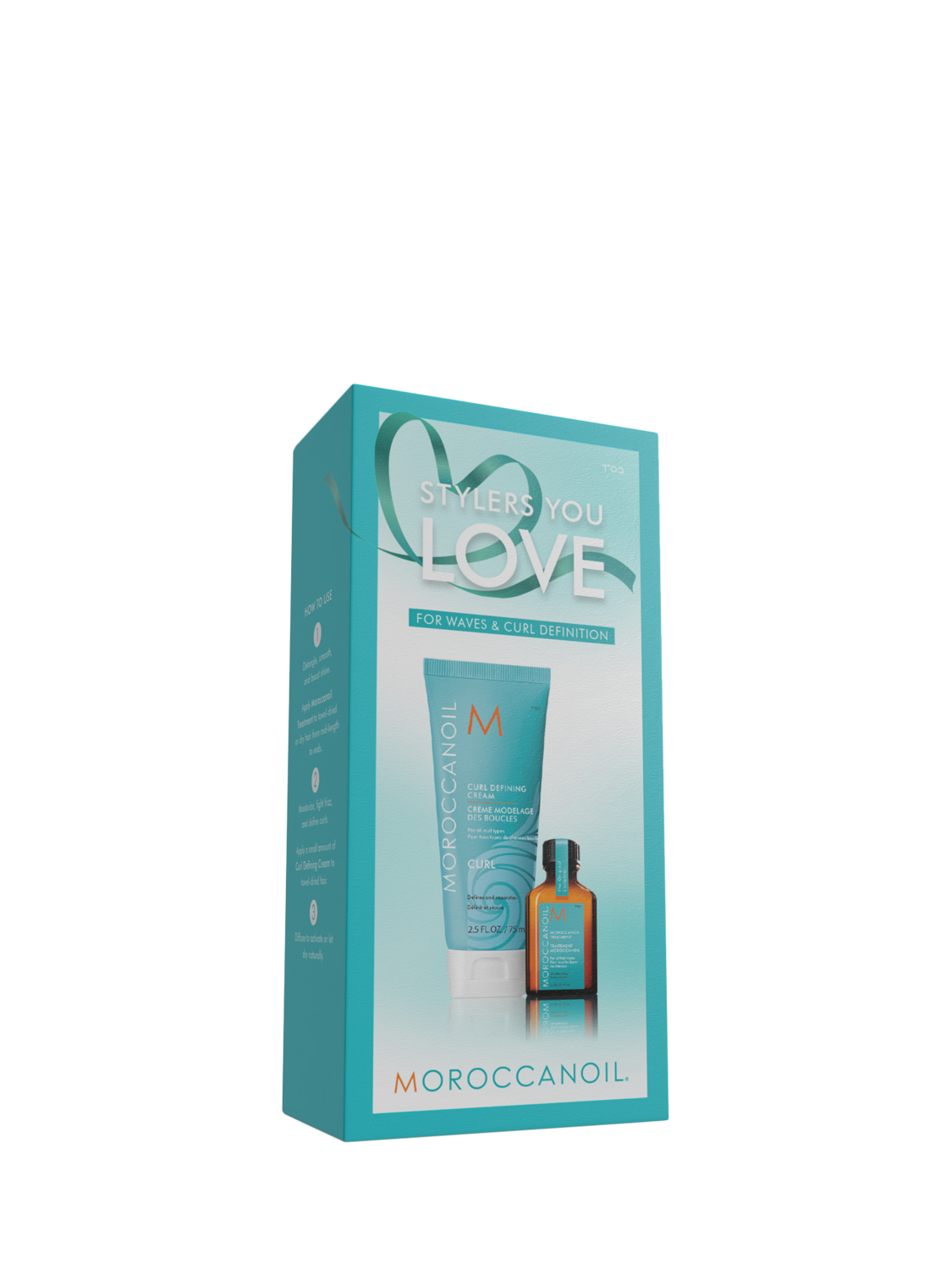 Product image 1 of 5, which shows Moroccanoil Stylers You Love Curl Defining Cream 75ml Haircare Gift Set