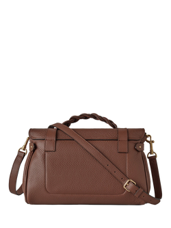 Mulberry Alexa Heavy Grain Leather Shoulder Bag, Bright Oak - view 2, Bright Oak