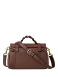 Mulberry Mini Alexa Heavy Grain Leather Cross Body Bag, Bright Oak