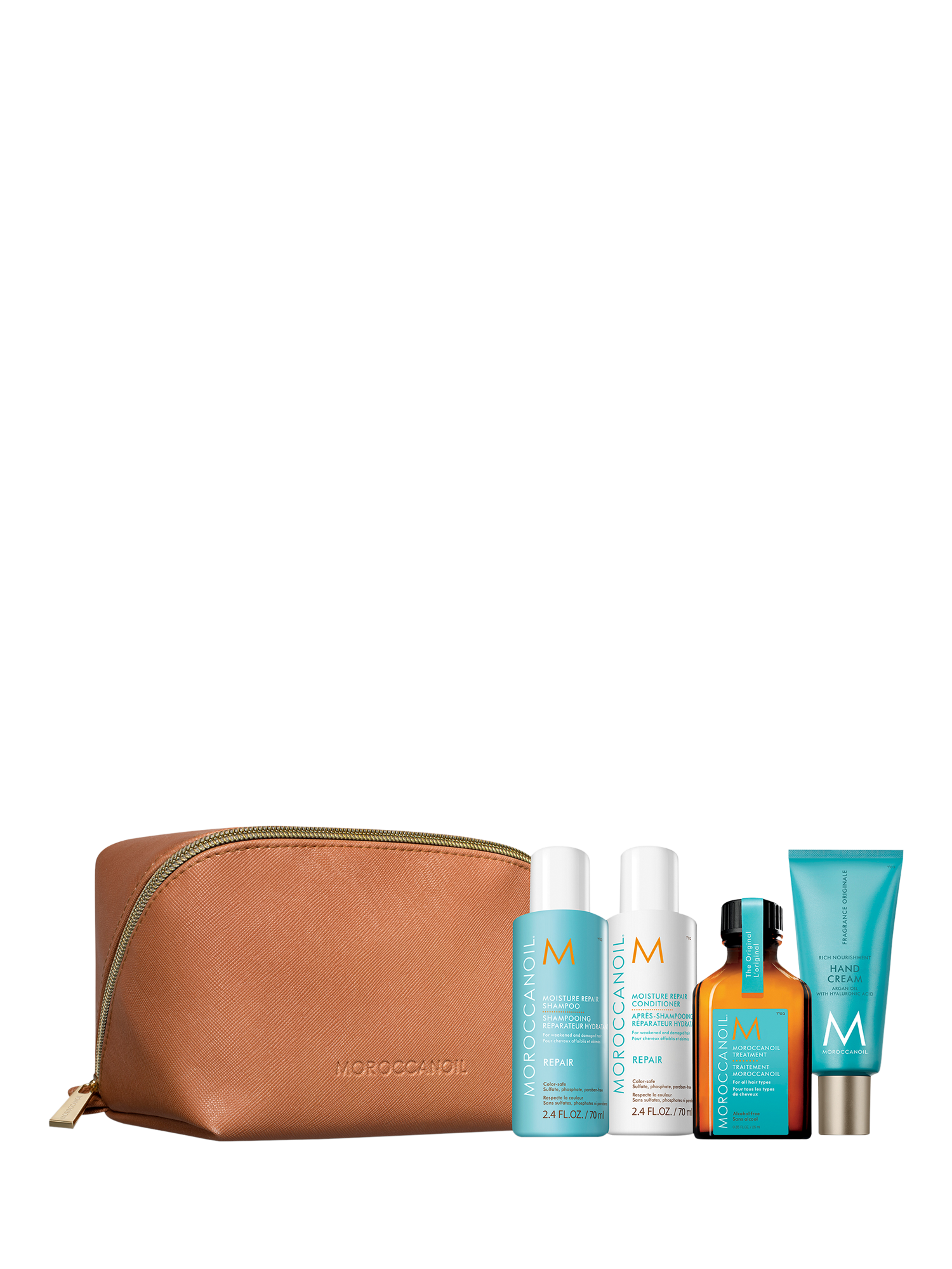 Product image 1 of 6, which shows Moroccanoil Repair Discovery Kit Haircare Gift Set