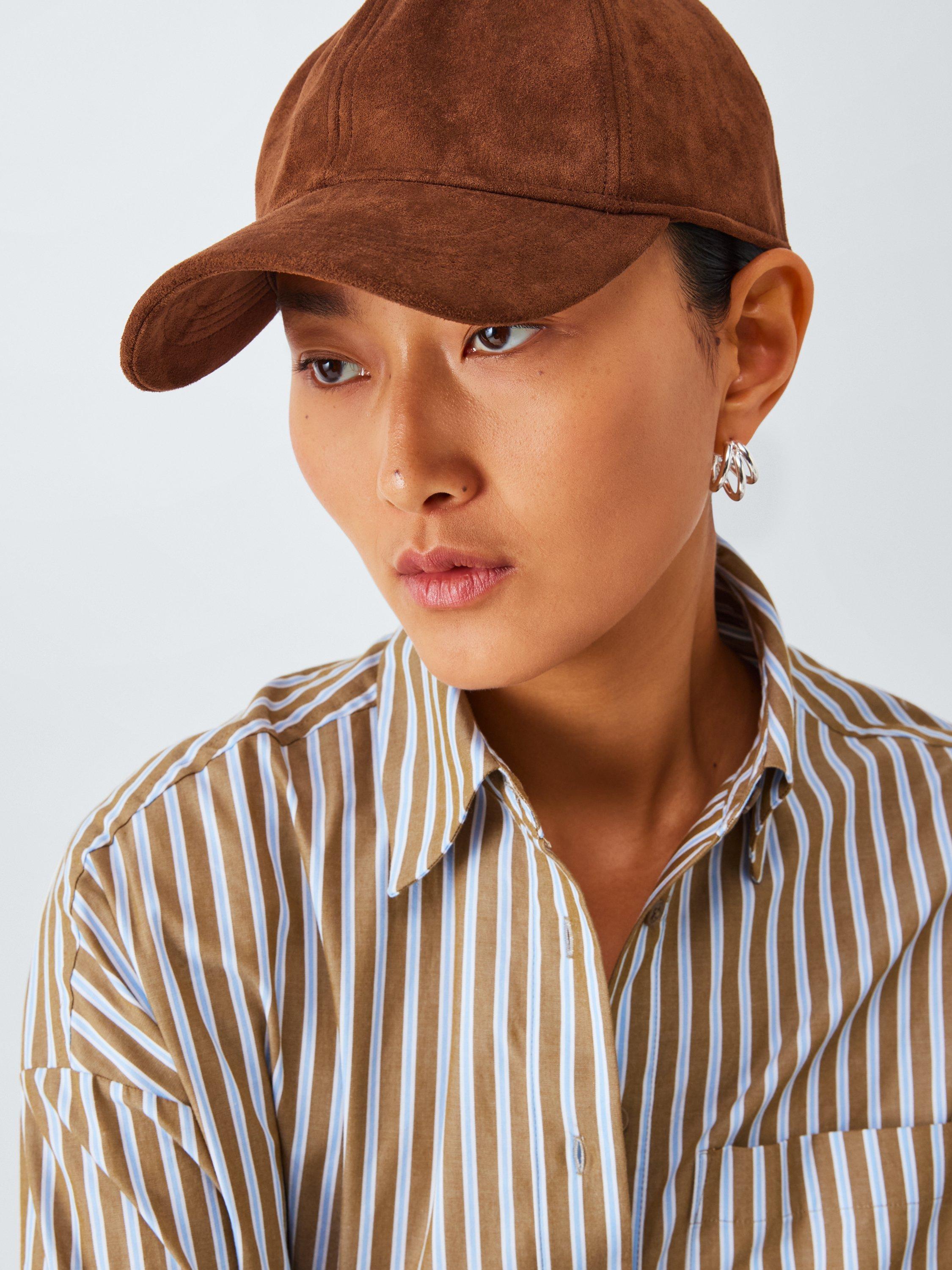Product image 1 of 4, which shows John Lewis Wool Blend Baseball Cap, Brown