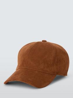John Lewis Wool Blend Baseball Cap - view 2, Brown