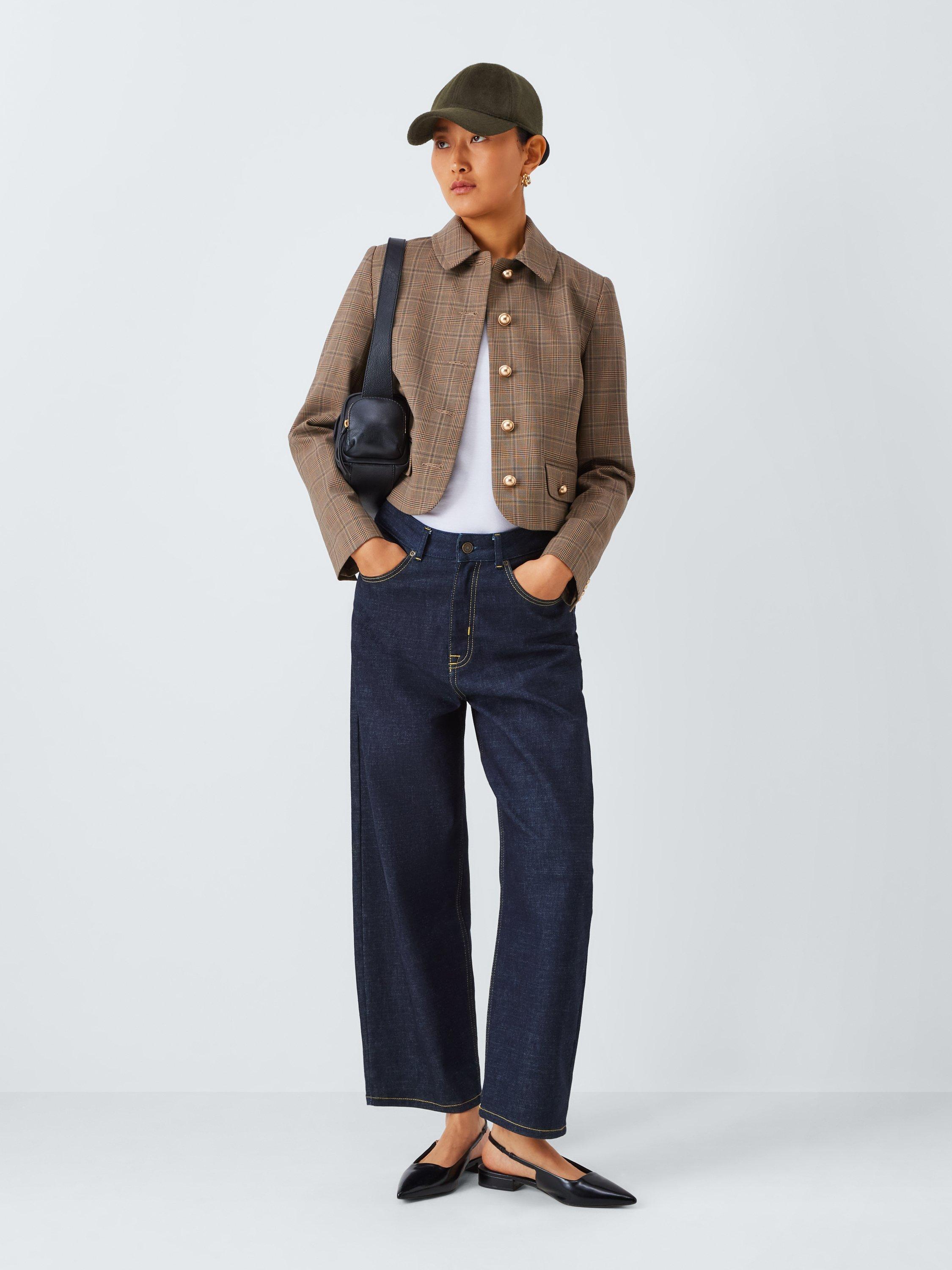 Product image 4 of 4, which shows John Lewis Wool Blend Baseball Cap, Khaki