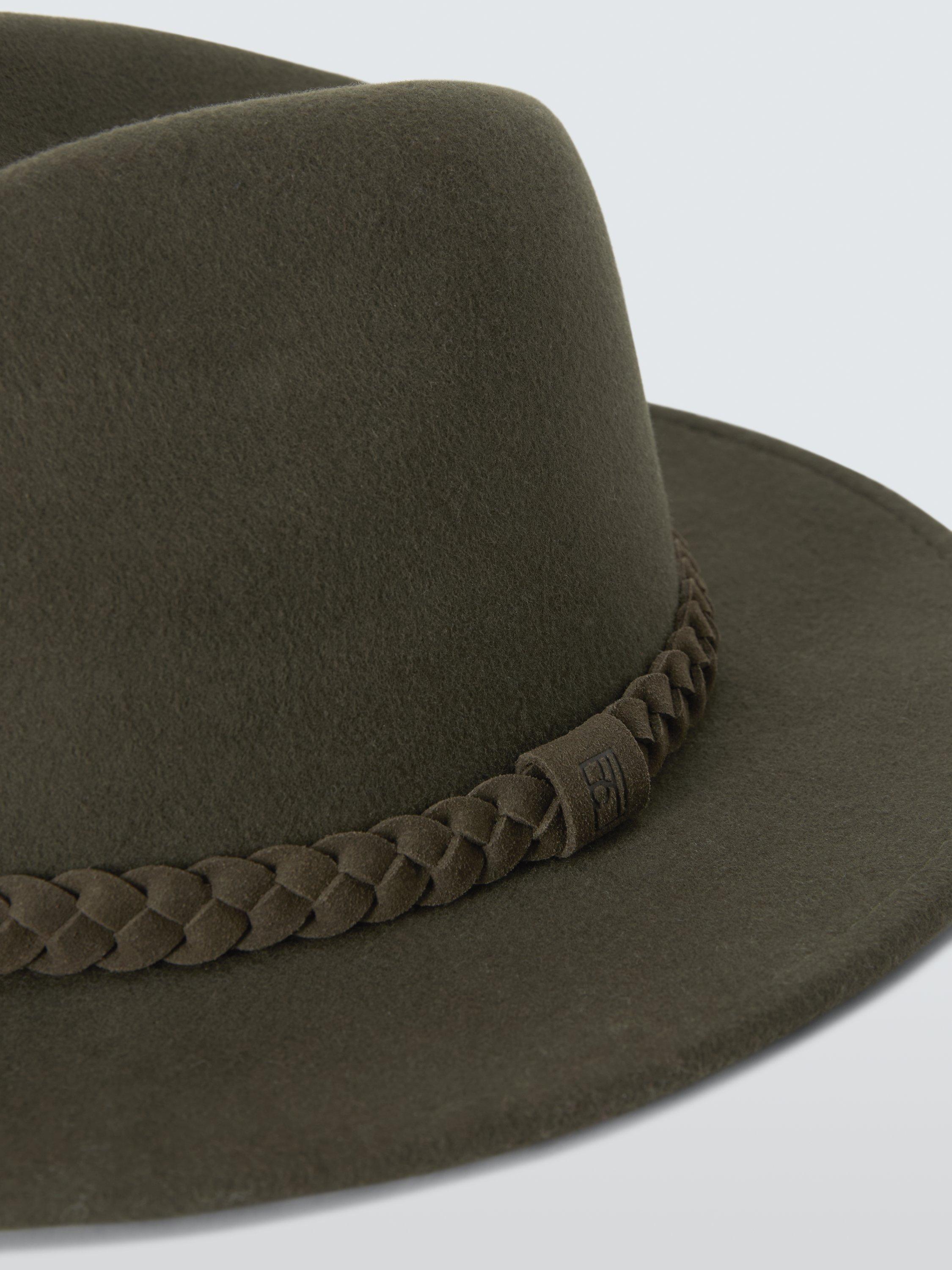 Product image 3 of 4, which shows John Lewis Wool Fedora, Khaki