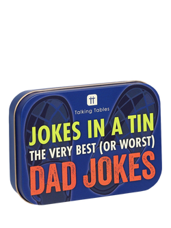 Talking Table Dad Jokes Tin, Blue Multi Blue