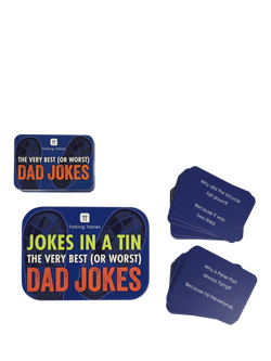 Talking Table Dad Jokes Tin - view 2, Blue Multi Blue