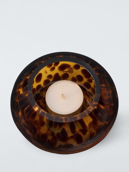 John Lewis Confetti Glass Tealight Candle Holder - view 2, 