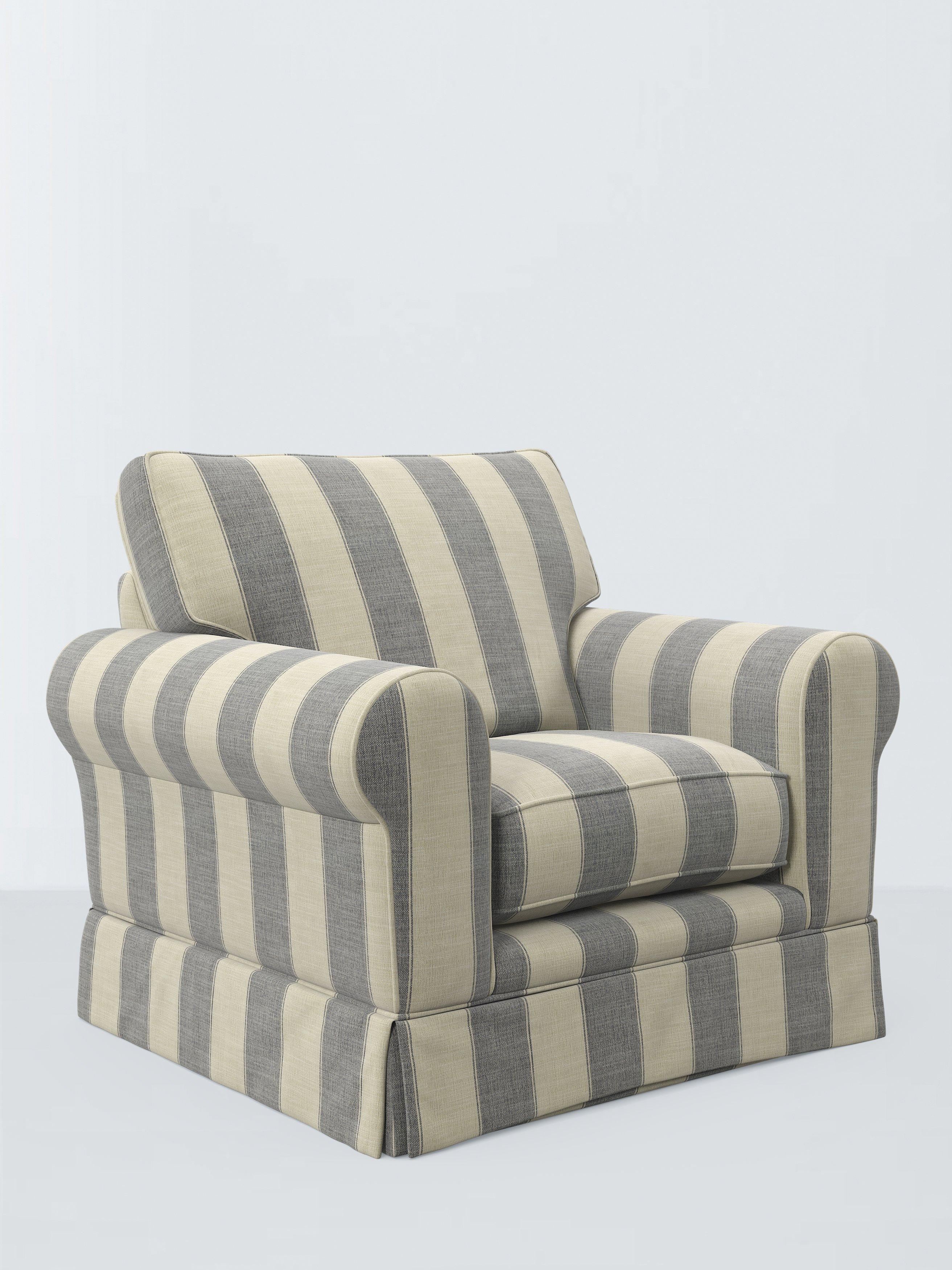 Padstow II Range, John Lewis Padstow II Armchair, Senne Wide Stripe