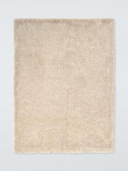 John Lewis Curly Fur Throw - view 2, Putty