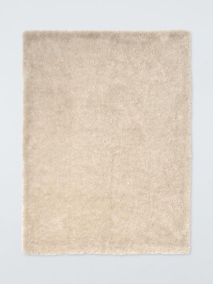 John Lewis Curly Fur Throw - view 2, Putty