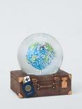 John Lewis Worldly Treasures Globe on Suitcase Snowglobe
