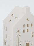 John Lewis Ceramic LED House, H11cm