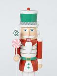 John Lewis Wooden Nutcracker Figure, Red/Green
