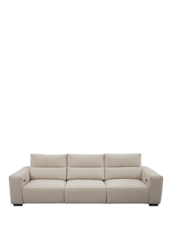 John Lewis Slider Large 3 Seater Sofa, Natural Chenille, Natural Chenille