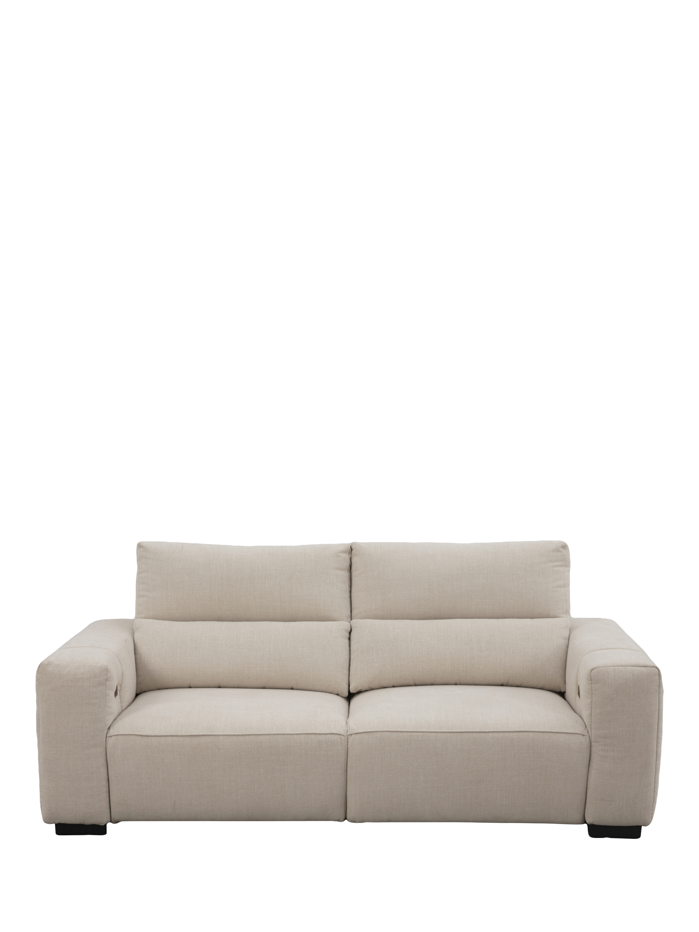 Slider Range, John Lewis Slider Small 2 Seater Sofa, Natural Chenille