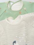 John Lewis Christmas Coverall Weabing Bibs, Pack of 2, Multi