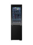 LG GBG5160CEV InstaView™ Freestanding 60/40 Fridge Freezer, Black Steel