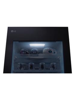 LG GBG5160CEV InstaView™ Freestanding 60/40 Fridge Freezer, Black Steel - view 2, Black Steel