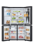 LG InstaView GMK960EV2E Freestanding 60/40 French Fridge Freezer, Black Steel
