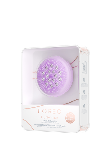 FOREO LUNA™ 4 hair 2-in-1 LED Scalp Massager, Lavender, Lavender