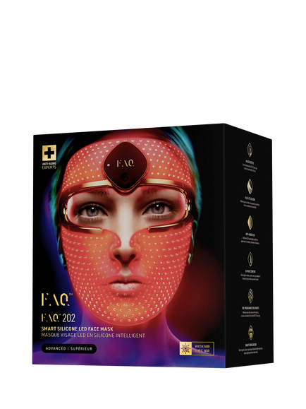 FOREO FAQ™ 202 Wireless Silicone 7 LED Light + NIR Anti-Ageing Face Mask Treatment - view 2, 
