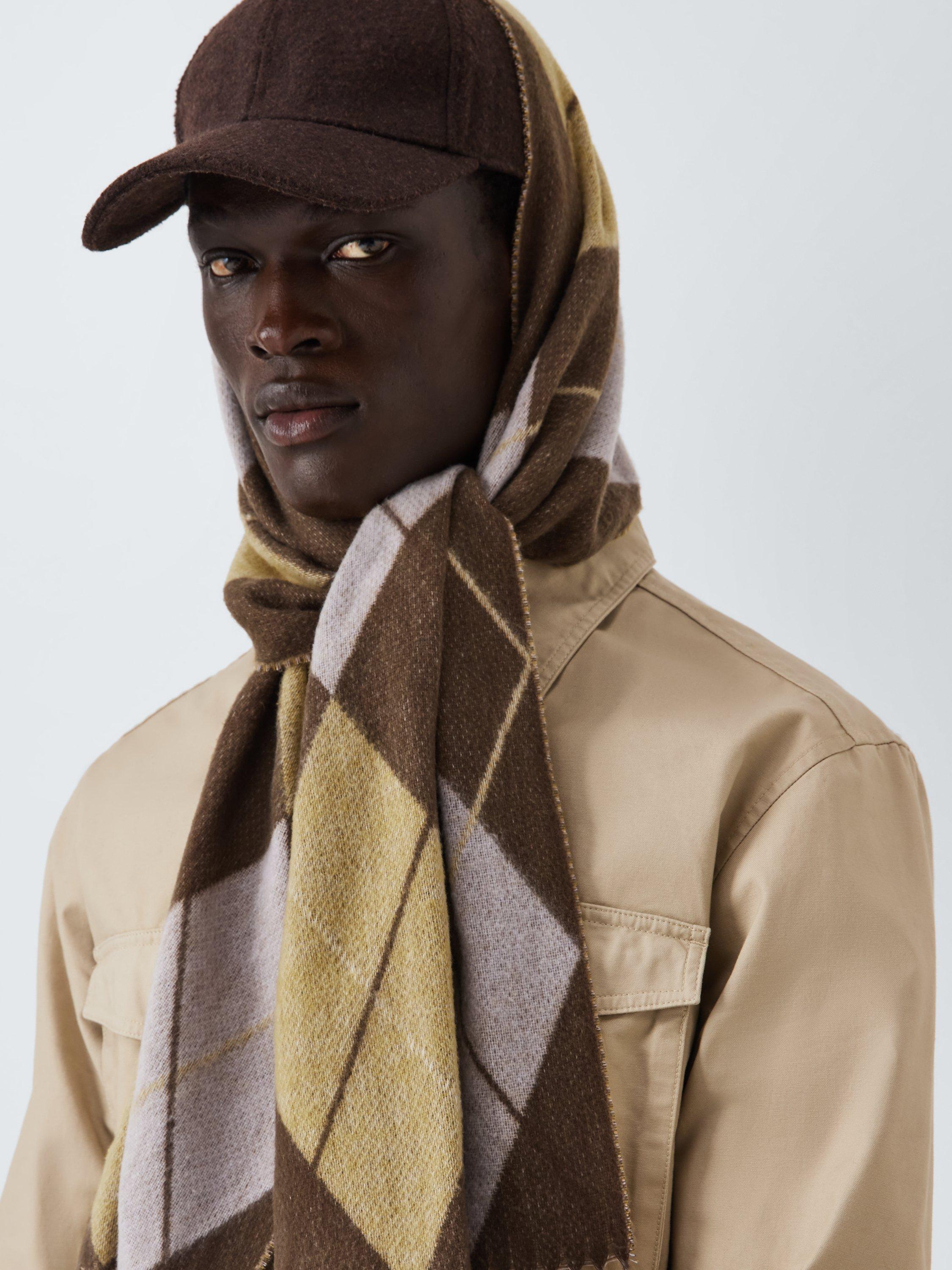 Product image 1 of 5, which shows John Lewis Argyle Cashmink Scarf, Multi