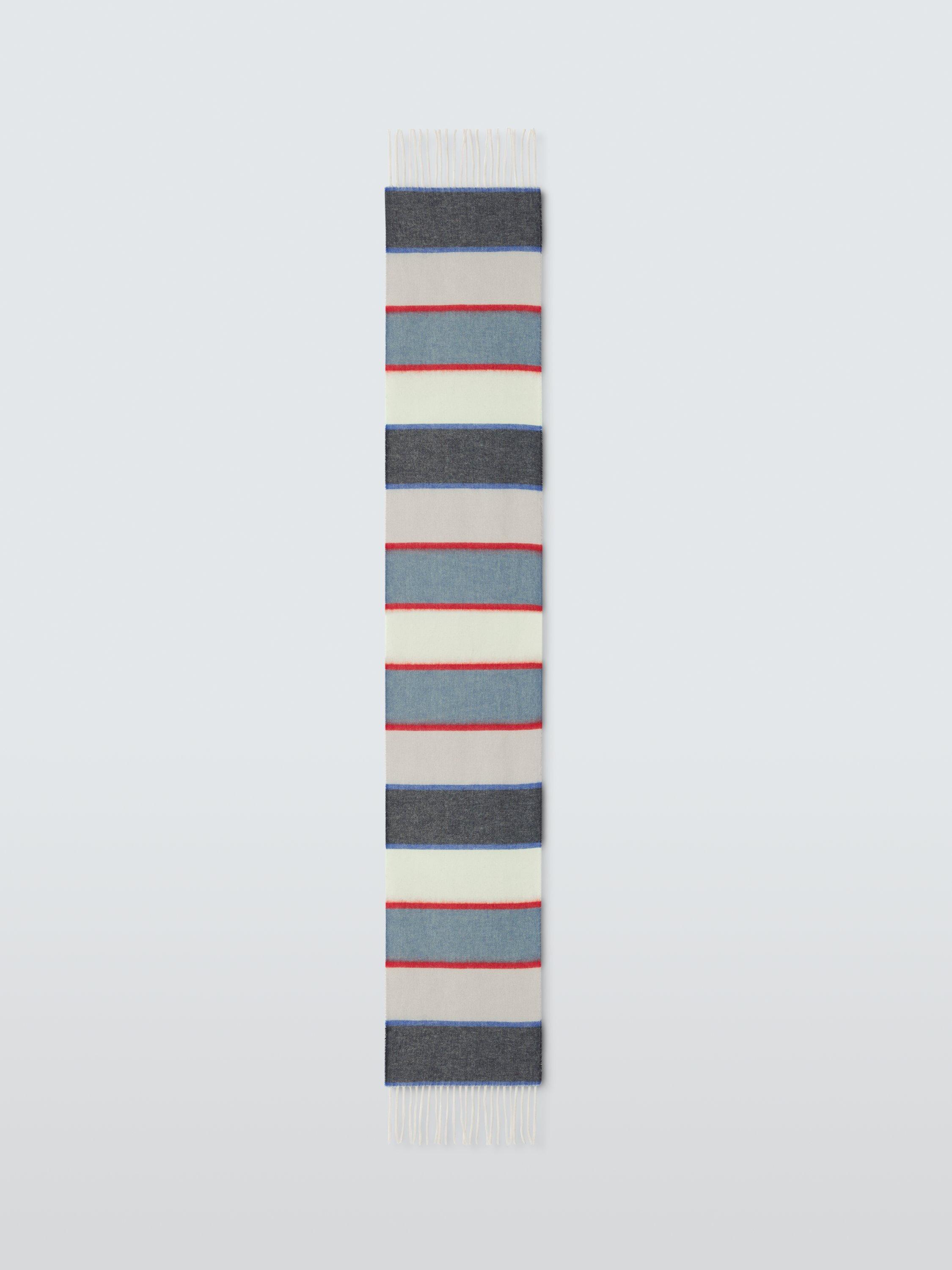 Product image 4 of 5, which shows John Lewis Striped Cashmink Scarf, Multi