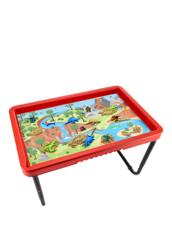 Wilton Bradley Play Tray with Sea Life & Dinosaurs Sand Play Tablel Mat Set, Multi